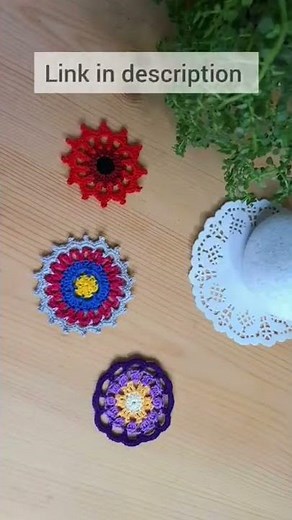 Crochet mandala free pattern