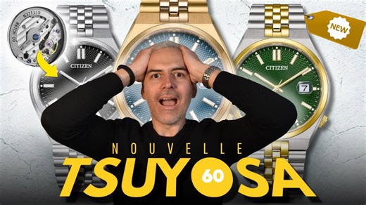 Le Citizen Tsuyosa 60 est une machine exceptionnelle ! Lourd, audacieux et élégant