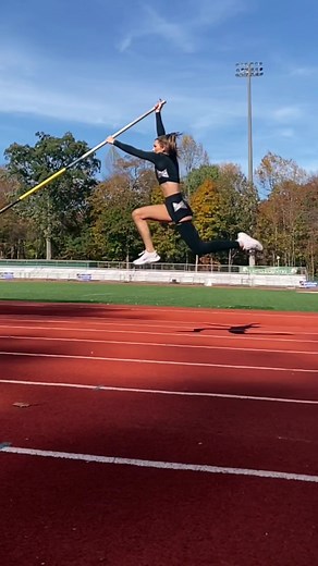 Lift off 🚀 Getting ready to get back on the runway soon! #polevault #training #femaleathlete #training