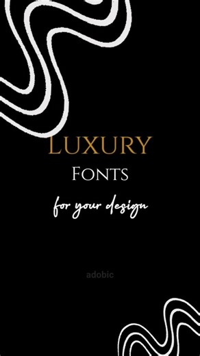 Best Luxury fonts for your Graphic Design #luxuryfonts #graphicdesigner