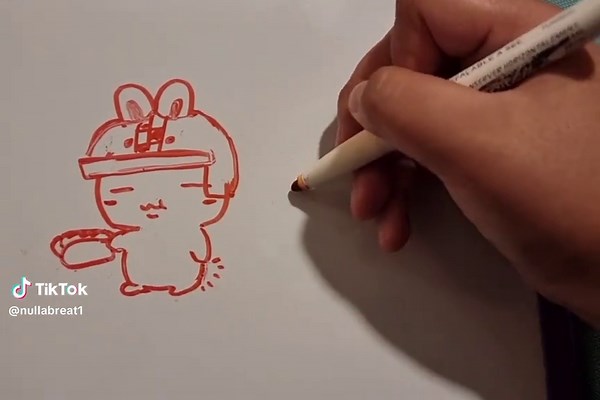 Creative Whiteboard Doodle of Hotdog Taunt