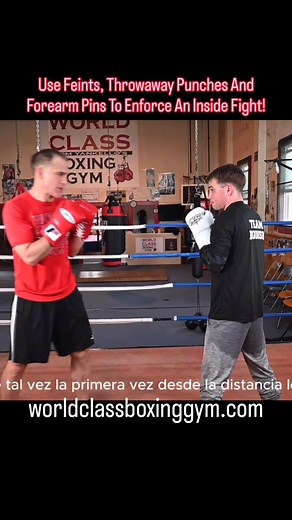 TURN THE FIGHT INSIDE 👊🔥 In this week’s boxing lesson, I’ll show you how to cut the distance and turn any fight into an inside battle using the same pro techniques I teach world-class fighters. Learn how to: 🥊 Use feints and throwaway punches to draw a reaction 💥 Use the push hook to pin your opponent’s arm 🦾 Apply the forearm pin to close the distance and work inside ⚡ Control the range — don’t let your opponent control you This is one of the most effective ways to dominate close range and