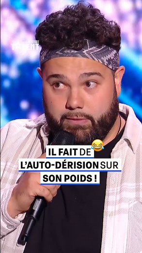 "Je suis déjà fatigué, j'avais trois mètres à faire" 😂 Humoriste, il déclenche les rires du jury comme du public grâce à un sketch hilarant sur… son propre poids ! La France a un incroyable talent, disponible en streaming sur M6 : m6plus.pro/lafranceaunincroyabletalent | M6