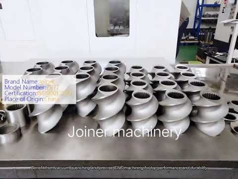 ZE77 Silver Covey Screw Element , Extruder Screw Material HRC58 - 62 Hardness