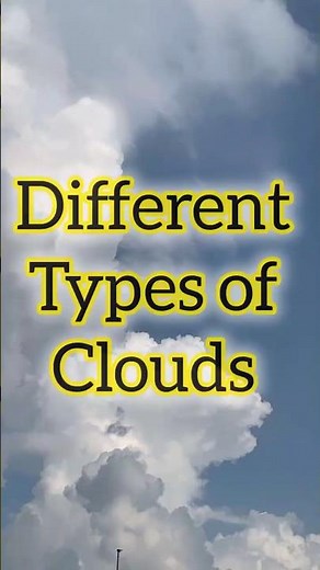 Different Types of Clouds. ☁️#geography #clouds #ssccgl