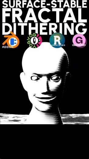 Surface-Stable Fractal Dithering V2 Tutorial for #Blender #addon #gumroad @runevision