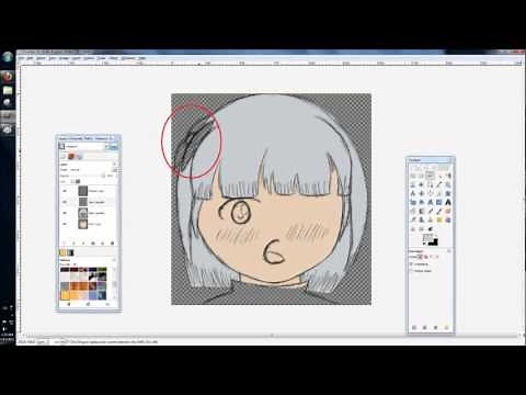 Gimp Basics/How to Color a Drawing Tutorial