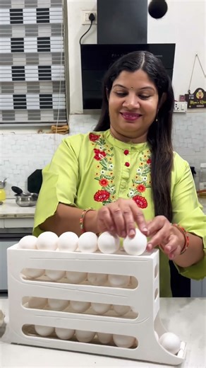 How to use this storage tool to store and then retrieve the eggs | #storagesolutions #kitchenstorage