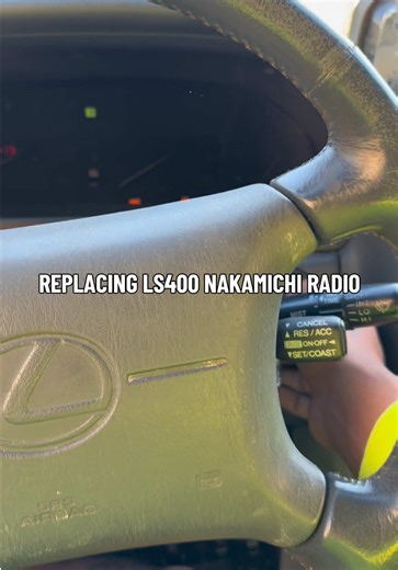 REPLACING LS400 NAKAMICHI RADIO… #zyxcba #ls400 #lexus #ucf10 #soundsystem