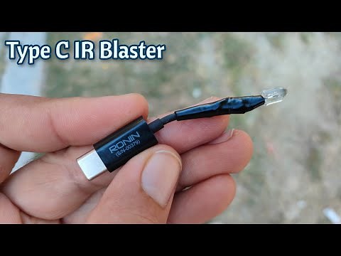 How To Make Type C IR Blaster For Android Phone | External Infrared Blaster Remote For C Type Phone