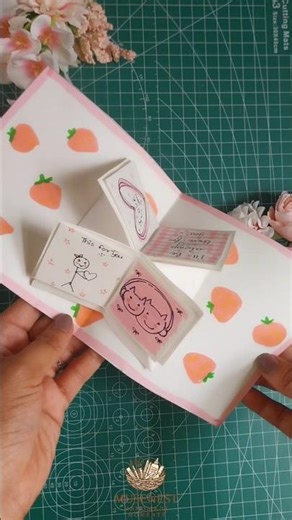 Cute diy card for him♡#DIYCard#HandmadeCard#CraftyLove#PaperCraft#CreativeGifts#MadeWithLove#ForMybf