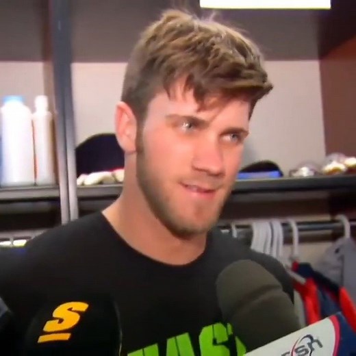 Ten years ago today, Bryce Harper delivered this iconic line in his postgame press conference 😂 "That's a clown question, bro." | FanDuel