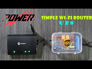 HOW TO MAKE A SIMPLEST 12V UPS FOR YOUR WI-FI ROUTERS