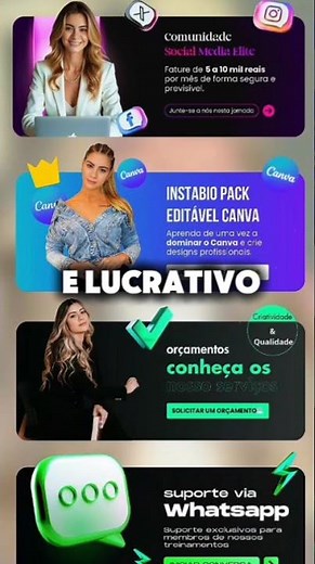 Como fazer um BIOsite no Canva #socialmidia #plrs #designer