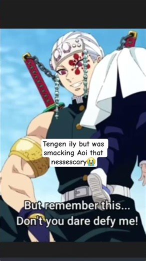 #demonslayer #anime #kimetsunoyaiba #tengenuzui #aoikanzaki Was that nessescary😭