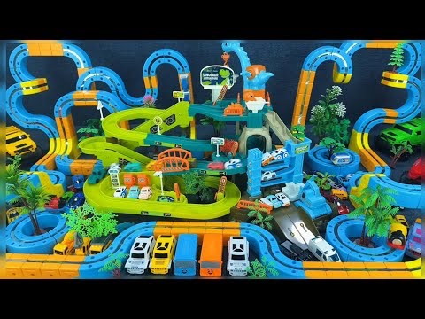 9 Minutes of Super Satisfying Magnetic Track & Dinosaur Volcano Blast Toy! 🌋🦖 | Satisfying Toy Video