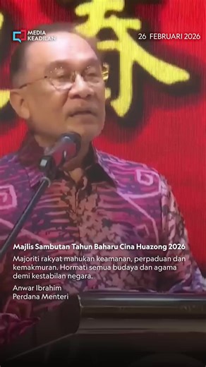 PM @Anwar Ibrahim : Hormati semua budaya dan agama demi kestabilan negara. #MalaysiaMADANI #KEADILAN