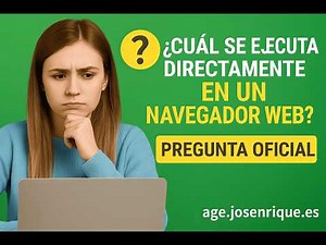 💻 Informática para Oposiciones | Pregunta Test Oficial AGE sobre Lenguaje de Programación