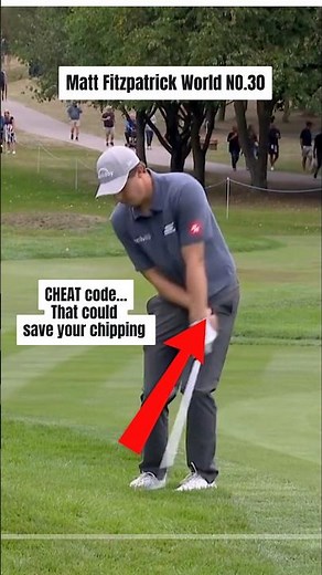 I Started chipping LEFT hand low..I love this drill because… #golf #golftips #golfswing