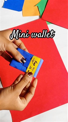 mini pocket wallet 👛👛||diy origami paper wallet ||#viral #origami #shorts #youtubeshorts #trending