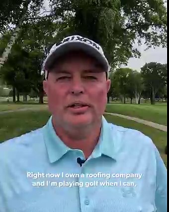 A dream come true 🙌 Tim Ailes, a journeyman pro and owner of a roofing company in Ohio, has had his eyes set on the Champions Tour for several years leading up to his 50th birthday last month. Ailes entered his first-ever Tuesday qualifier this week and secured a spot in the field at the DICK'S Sporting Goods Open after a 5-for-1 playoff. | PGA TOUR Champions