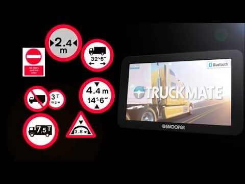 Video de demonstration de Snooper Truckmate, GPS pour Poids Lourd