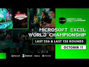 Microsoft Excel World Championship 2025 - L256 & L128 Rounds