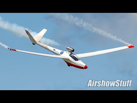 Jet-Powered Gilder Aerobatics - Battle Creek Airshow 2021