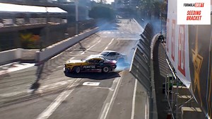 No testing the waters — Ben Hobson went straight to kill mode in the lead. Seeding 16 FINALS in Long Beach vs Dan Stuke. Presented by TYPE S Automotive #FormulaD #FormulaDRIFT #FDLB | Formula Drift