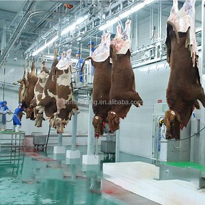 Halal Abattoir Cow Bull Slaughtering Machine for Beef Butcher Meat Process Plant Beef Slaughter House
