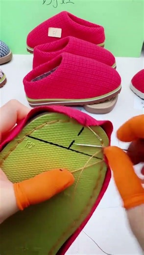 Handmade cotton slippers tutorial # Clever handwork weaving workshop