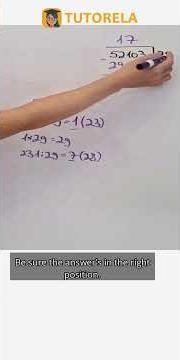 Long Division Made Easy: 52103 ÷ 29 Explained #Math #ArithmeticOperations #LongDivision