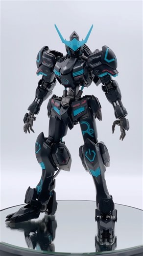 JASA RAKIT GUNDAM on Instagram: "MG 1/100 ASW-G-08 Gundam Barbatos Eco-Pla (Recirculation Color/Neon Blue) Inner Frame of Gundam Barbatos Painted in Meteoric Iron from Jumpwind Airbrush from Hobby Mio Paint and tools from @revhobbystore Decals by Delpi @delpidecal An organic device system, this old man-machine interface was developed during the Calamity War to maximize the abilities of the mobile suit. Hence, most mobile suits from that era, like the Gundams, are compatible with it. The system h