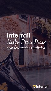Dreaming of Italy? Grab Interrail’s new Plus Pass and see all of Italy by train, from €195*. *Seat reservations included. 🙌 | Interrail