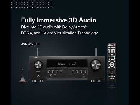 Denon AVR-X1700H AV Receiver Review: 8K AV Receiver with Dolby Atmos & HEOS