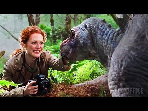 La escena del bebé estegosaurio | El mundo perdido: Jurassic Park | Clip en Español
