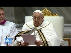 Homilía completa del Papa Francisco en la Misa Crismal de Jueves Santo 2024