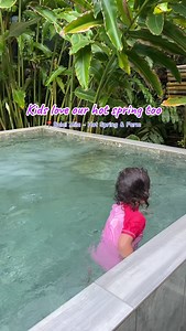 Safe and harmless hot spring pool for kids. #davaostaycation #balaimila #airbnbdavao #davao #hotspringresort #staycationdavao #farmlife #hotspring | Balai Mila - Hot Spring & Farm