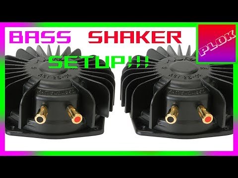 How to Set up Bass Shakers/Buttkickers!! (Simulator/Home Theater/etc.)