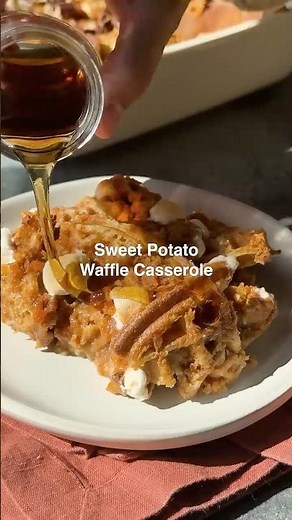 Sweet Potato Waffle Casserole