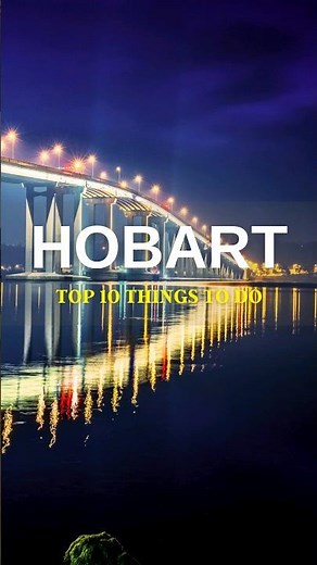 Top 10 Things to do in Hobart, Australia #travel #shorts #hobart #australia