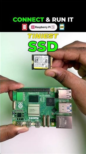 SSD in Raspberry Pi 5 #shorts #gadgets #tech #pcb #jlcpcb