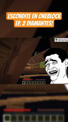 Serie SURVIVAL One Block Minecraft java 1.21.11🔥😱💎 DIAMANTES! Ep. 2 #shorts