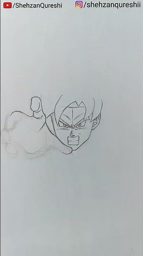 How to Draw Goku UI Kamehameha 🔥