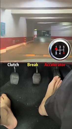 How to Use Clutch Brake and Accelerator Like a Pro | Driving Tips #youtubeshorts