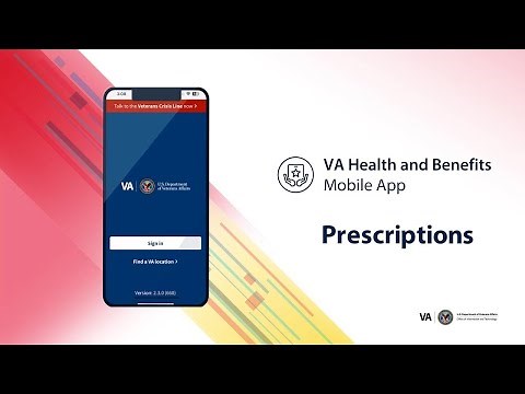 Prescriptions: VA Health and Benefits Mobile App