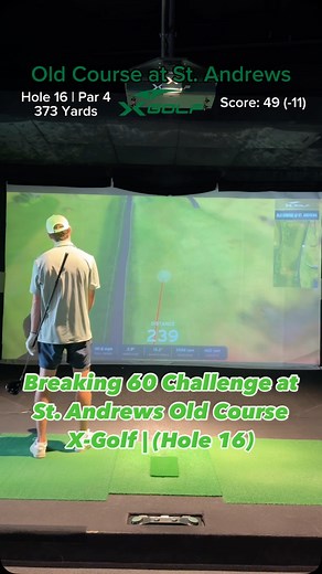 @xgolfamerica Breaking 60 Challenge (Hole 16) #twintourgolf #xgolfamerica #xgolf #golf #golfsimulator ( 📍@x_golf_brookfield ) | Twin Tour Golf