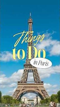 6 Things to do in Paris, France 2025 in 60 seconds! 🇫🇷