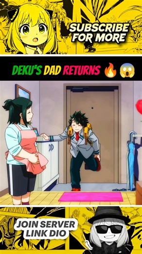 DEKU'S DAD RETURNS(PART2)🔥😱#myheroacademia #edit #mha #amv#anime