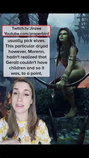 Geralt's dryad romance 🐺 #witcher #witcherseries #witcherbooks #geraltofrivia